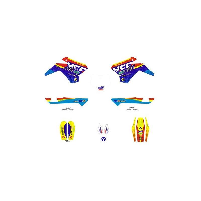 Kit déco YCF Bigy Factory Daytona 190 MX 2017