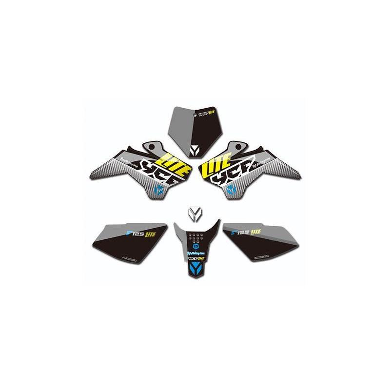 Kit déco YCF pour YCF F125 Lite 2017 noir