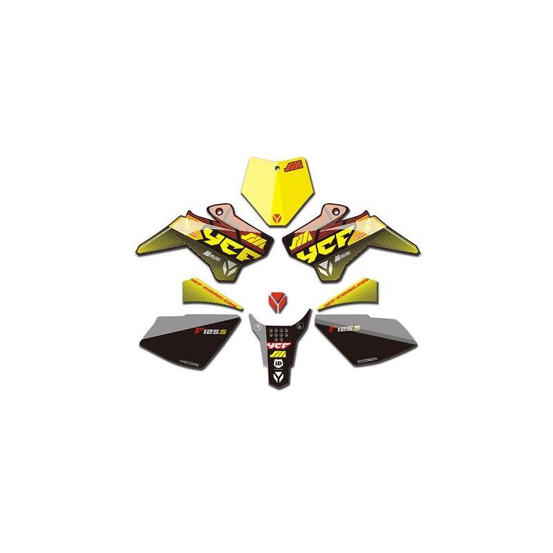 Kit déco YCF pour YCF SM 125S 2017 jaune