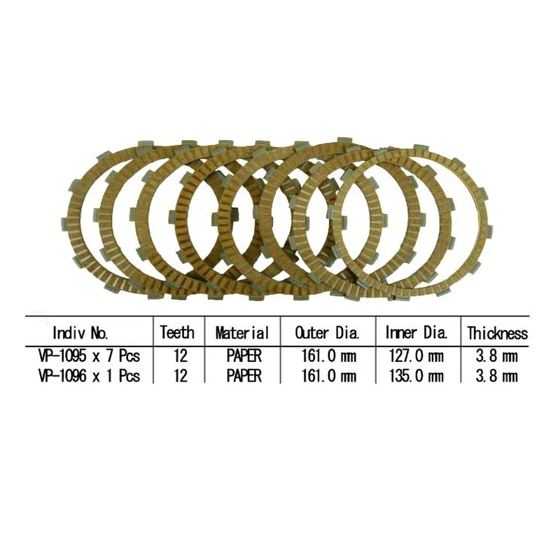 Kit disques d'embrayage garnis Kyoto Honda GL1800 Gold Wind 01-17