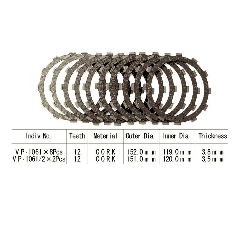 Kit disques d'embrayage garnis Kyoto Honda ST 1100 Pan European 90-01