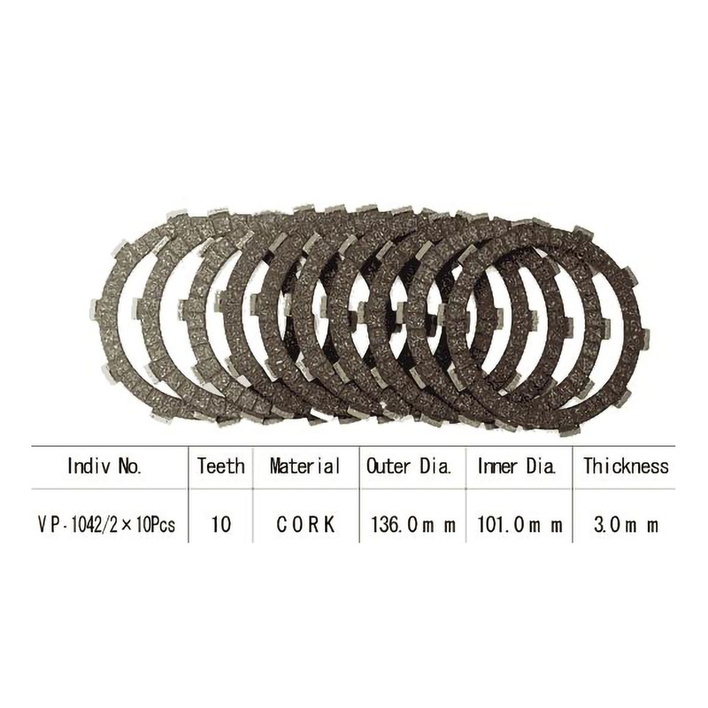 Kit disques d'embrayage garnis Kyoto Honda VFR 750 R 88-89