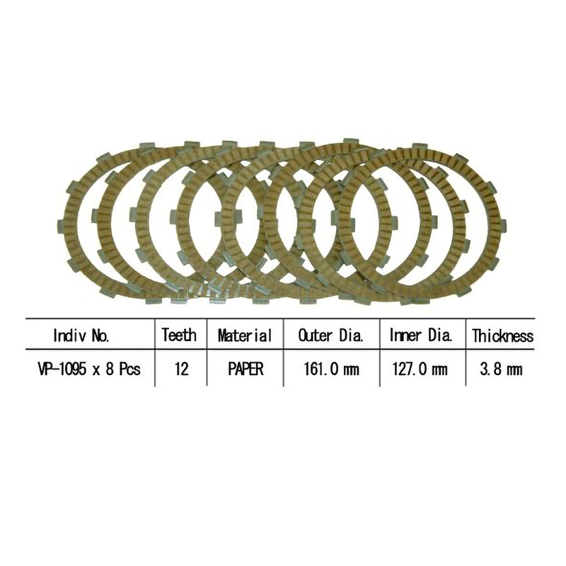 Kit disques d'embrayage garnis Kyoto Honda VTX 1800 C 02-07