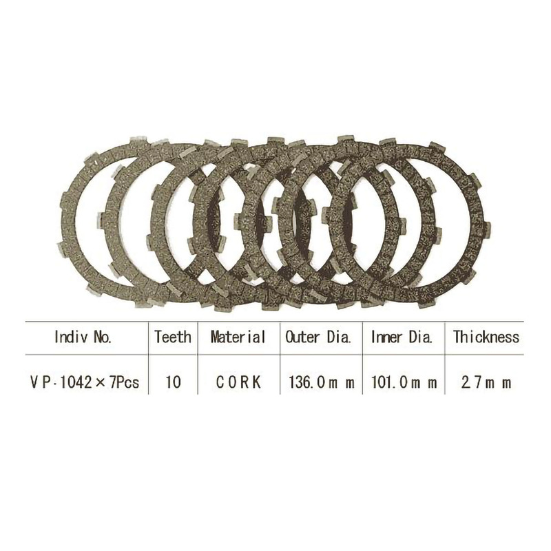 Kit disques d'embrayage garnis Kyoto Honda XR 500 R 79-82