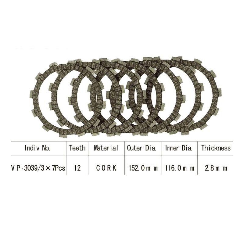 Kit disques d'embrayage garnis Kyoto Suzuki DR 350 S/Se 90-99