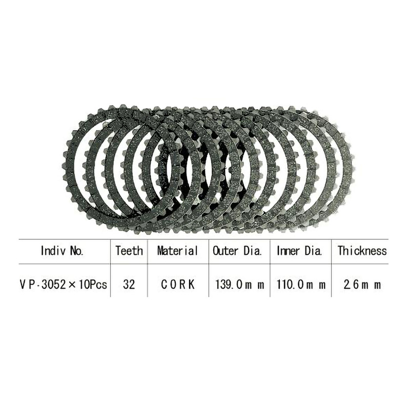 Kit disques d'embrayage garnis Kyoto Suzuki GSX 1100 G 91-93