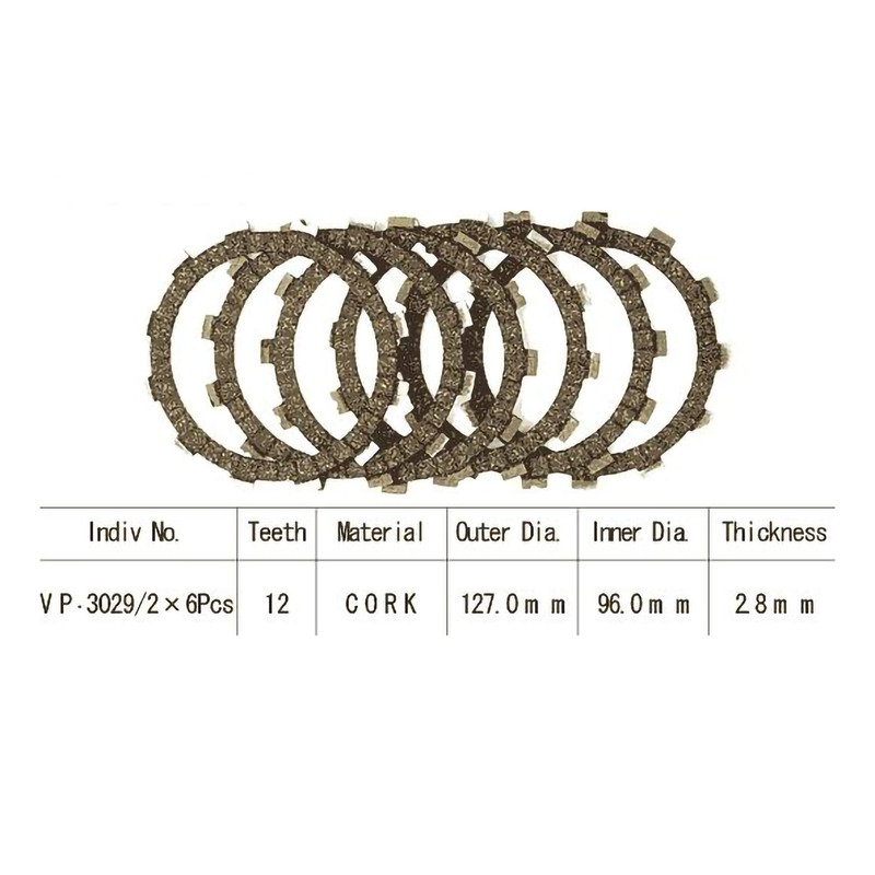 Kit disques d'embrayage garnis Kyoto Suzuki LTF 160 91-02
