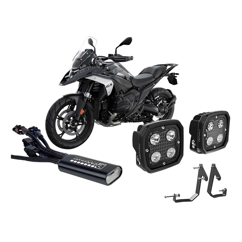 Kit éclairage Denali D4 10W avec supports et contrôleur intelligent CANsmart GEN II R 1300 GS 2024