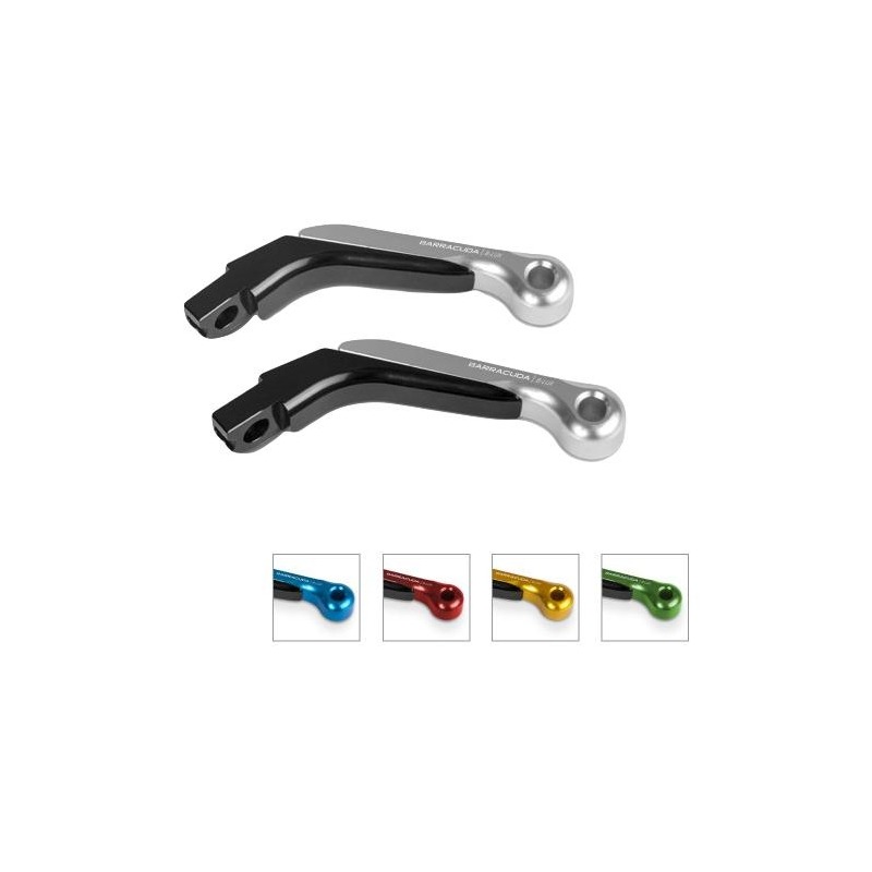 Kit embouts de leviers Barracuda aluminium bleu