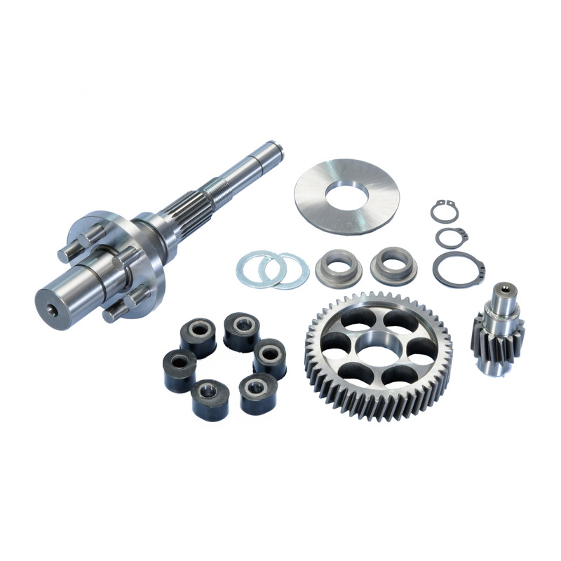 Kit engrenage avec axe de roue arriÃ¨re pour Piaggio