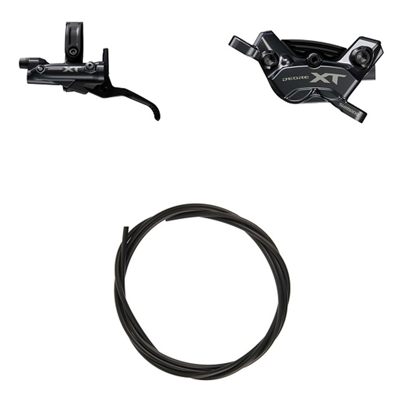Kit Frein à Disque Hydraulique Shimano Deore XT BR-M8220/BL-M8200 Levier Gauche Frein Avant Noir