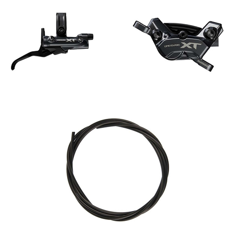Kit Frein à Disque Hydraulique Shimano Deore XT BR-M8220/BL-M8200 Levier Droite Frein Arrière Noir