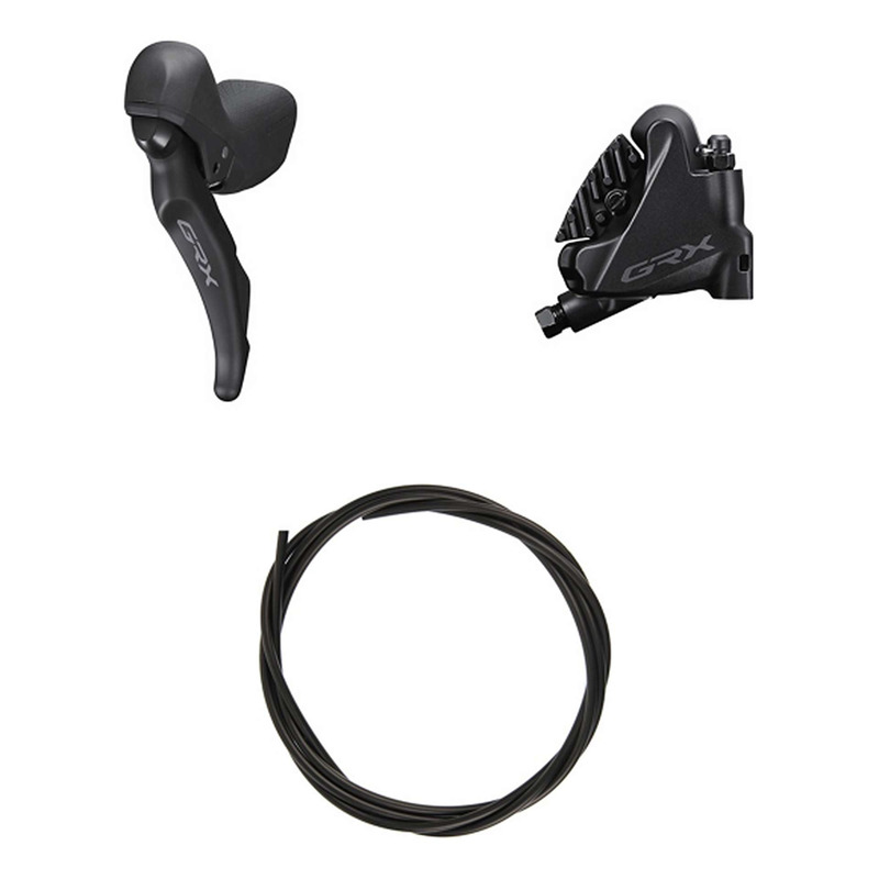 Kit Frein à Disque Hydraulique Shimano GRX BR-RX400/ST-RX600 Levier Gauche Frein Avant Noir
