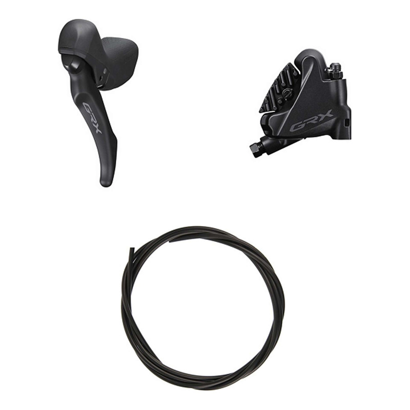 Kit Frein à Disque Hydraulique Shimano GRX BR-RX400/BL-RX600 Levier Gauche Frein Avant Noir