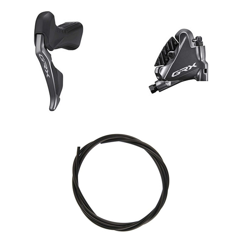 Kit Frein à Disque Hydraulique Shimano GRX Di2 BR-RX810/ST-RX815 Levier Gauche Frein Avant Noir