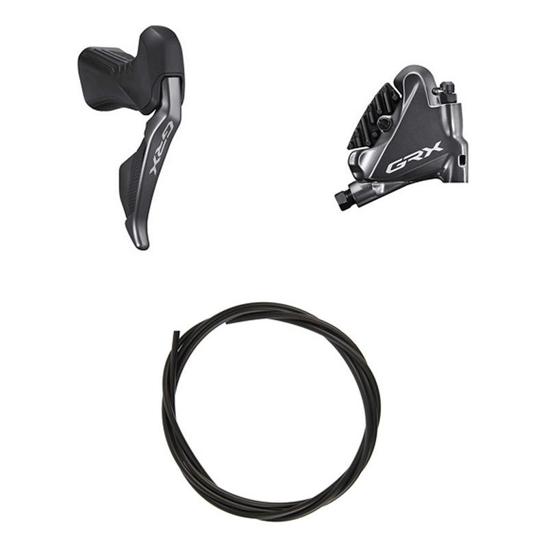 Kit Frein à Disque Hydraulique Shimano GRX Di2 BR-RX810/ST-RX815 Levier Droit Frein Arrière Noir