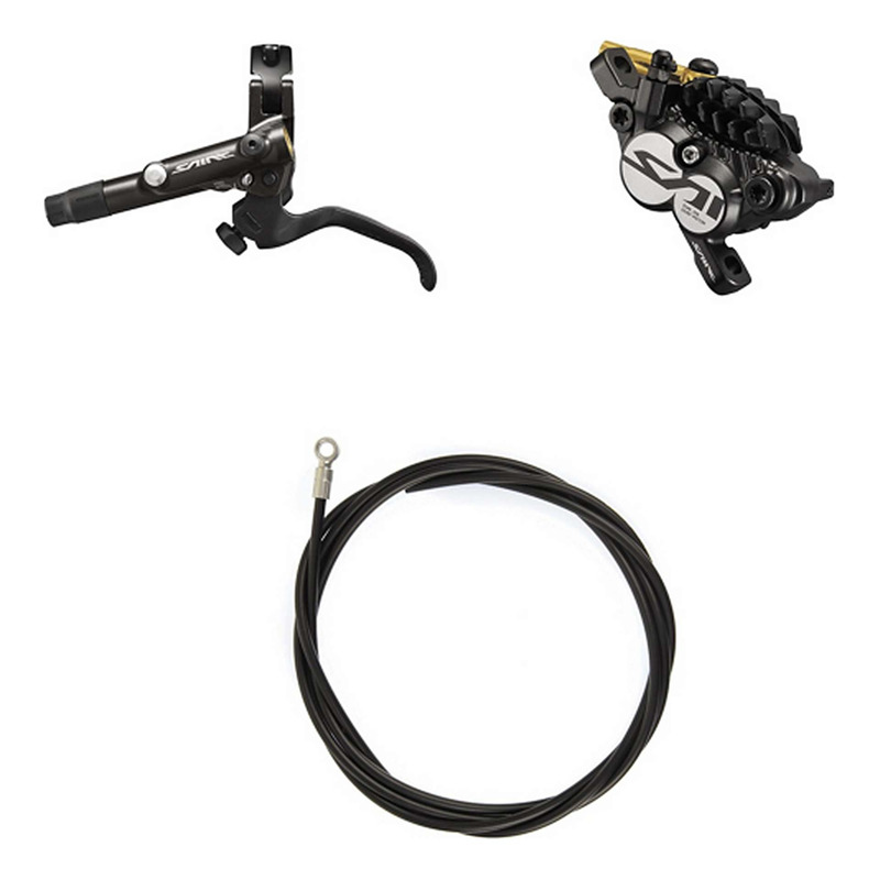 Kit Frein à Disque Hydraulique Shimano Saint BR-M820 / BL-M820 Levier Gauche Frein Avant Noir