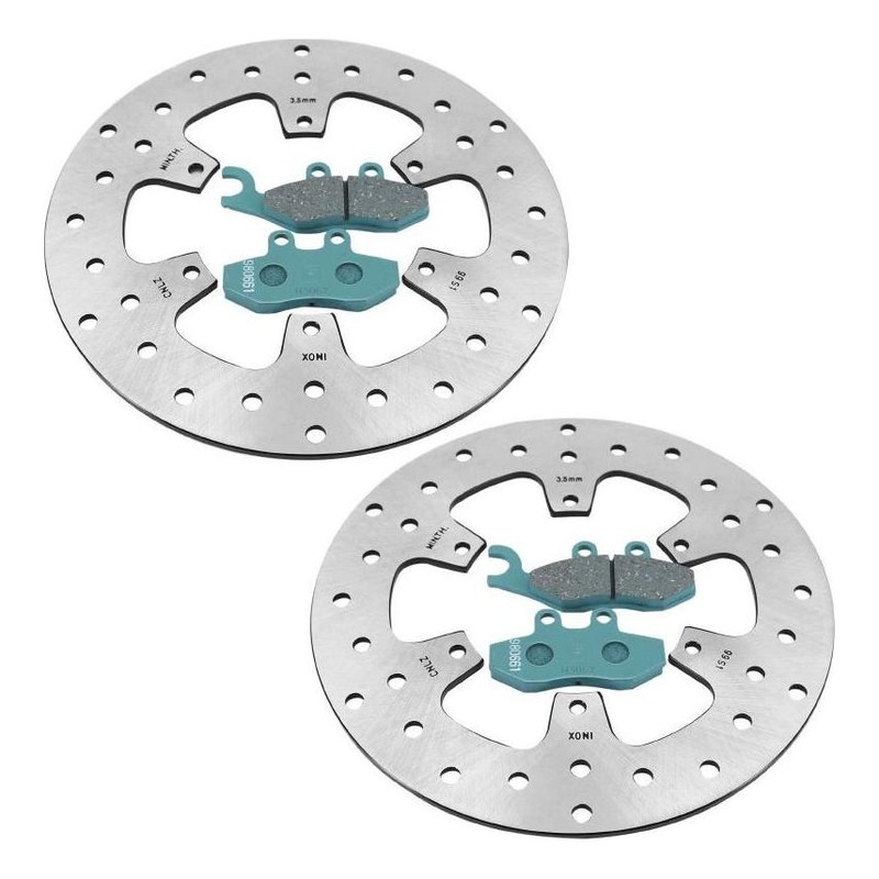 Kit freinage avant origine 1R000484 pour Piaggio 400 MP3 -07 / 500 MP3