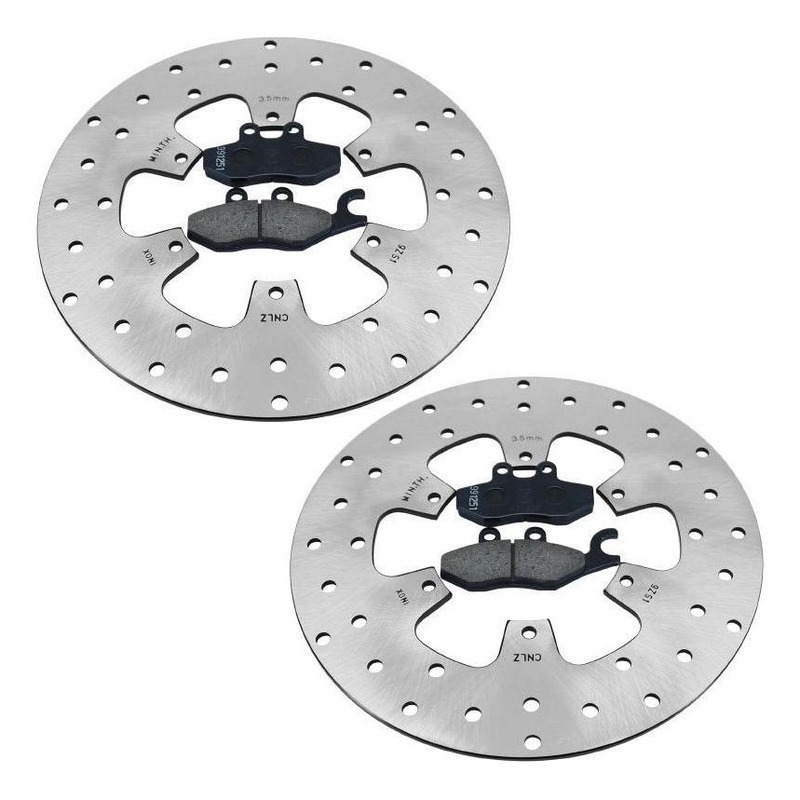 Kit freinage avant origine 1R000490 pour Piaggio 300 MP3 sport 14-