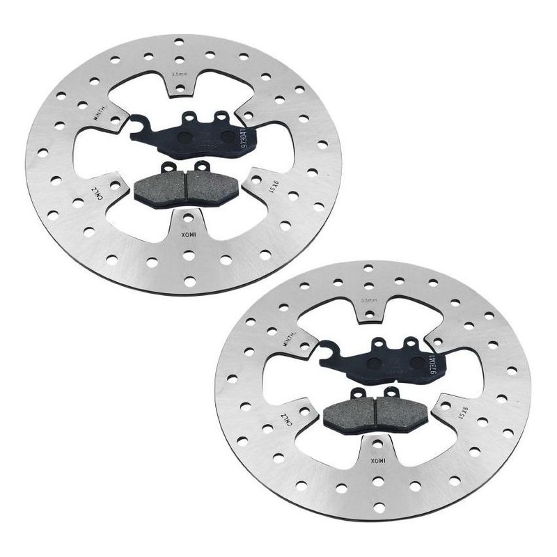 Kit freinage avant origine 1R000491 pour Piaggio 125 MP3 Yourban 11-