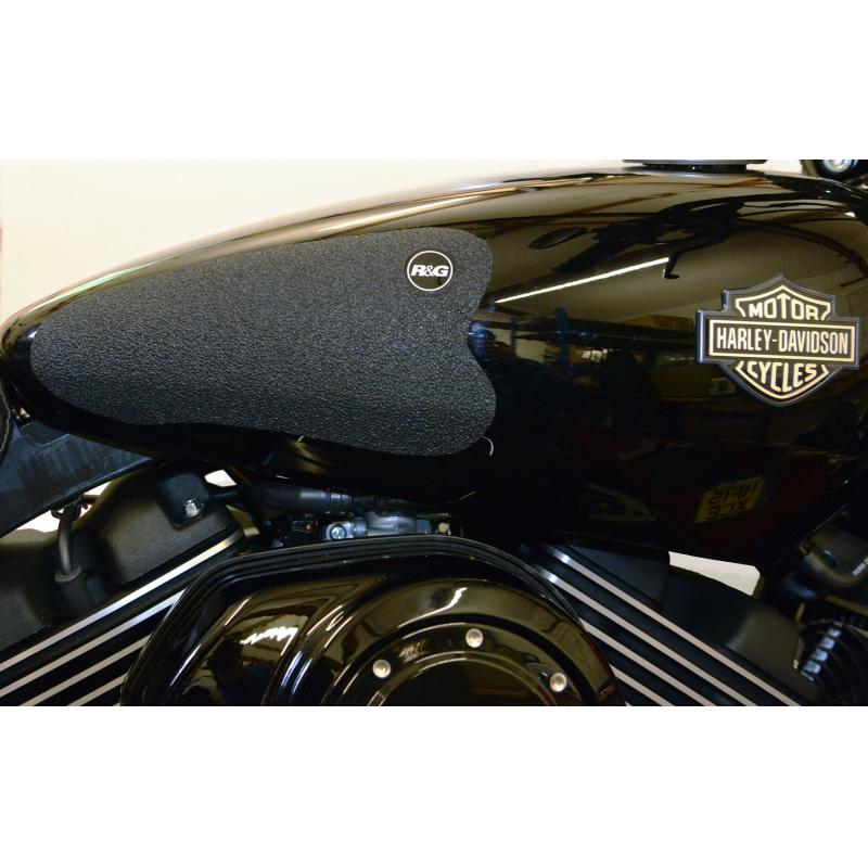 Kit grip de réservoir R&G Racing noir Harley Davidson Street 750 16-1