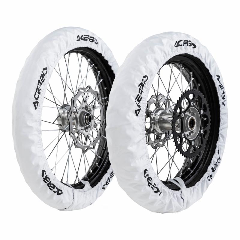 Kit housses de roue Acerbis X-Tire blanc