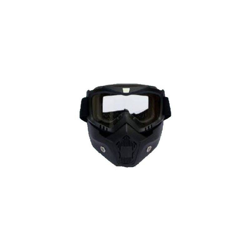 Kit lunettes/masque Racing Moto Technology transparent