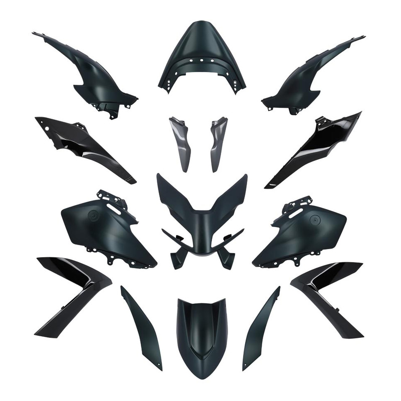Kit plastique 15 piÃ¨ces dark petrol TNT Yamaha T-MAX 560 2022-