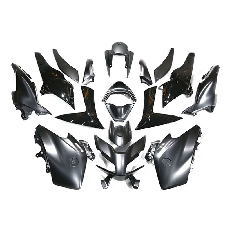 Kit plastique 15 piÃÂ¨ces noir mat TNT Yamaha T-MAX 560 2022-