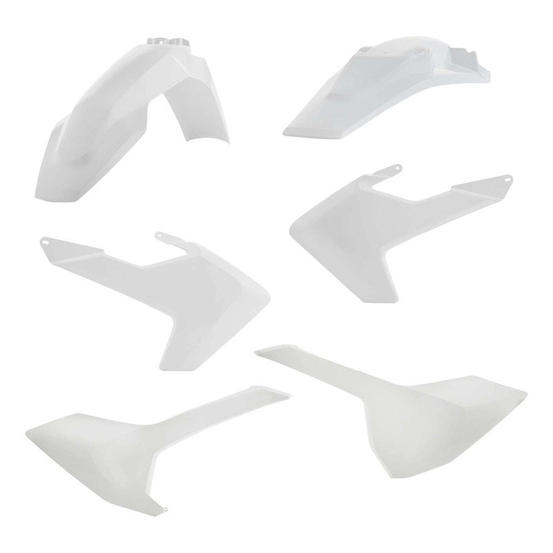 Kit Plastique ACERBIS Type Origine Blanc - Husqvarna FE / TE 17-19