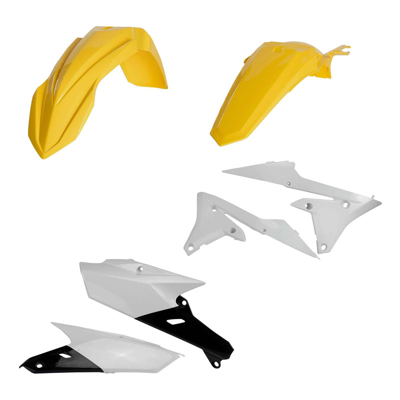 Kit Plastique ACERBIS Type Origine Blanc / Jaune / Noir - Yamaha 250 /