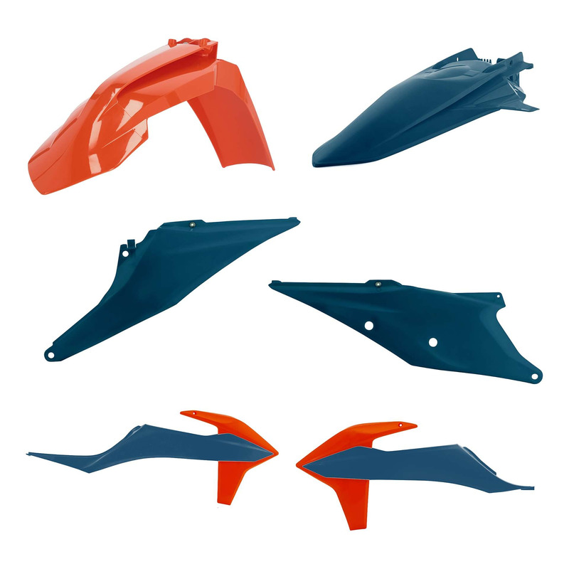 Kit Plastique ACERBIS Type Origine Bleu / Orange - KTM SX / SXF 19-22