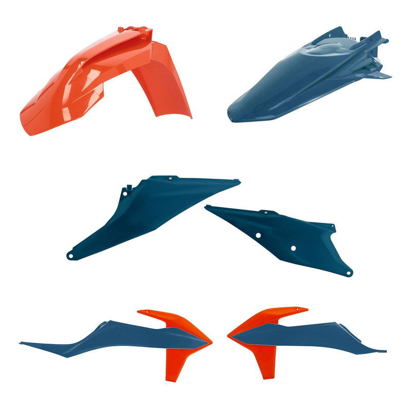 Kit Plastique ACERBIS Type Origine Bleu / Orange - KTM EXC / EXCF 20-23