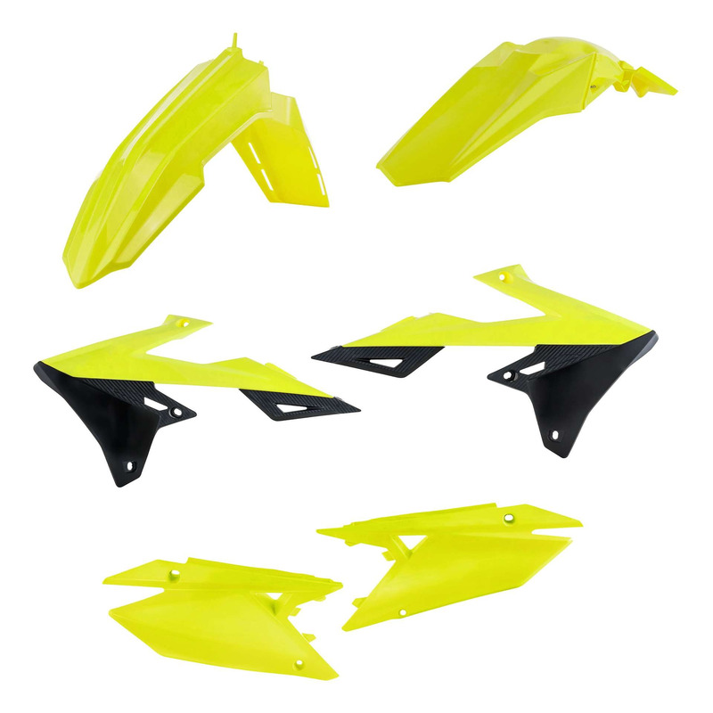 Kit Plastique ACERBIS Type Origine Jaune Fluo / Noir - Suzuki 450 RMZ 18-25
