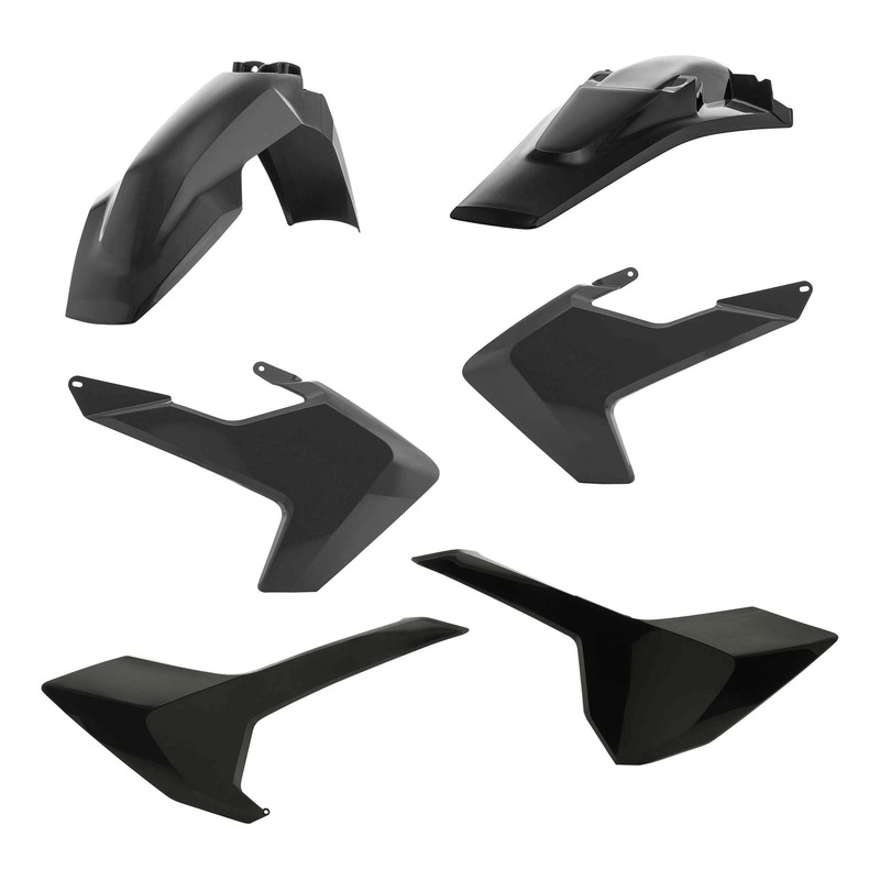 Kit Plastique ACERBIS Type Origine Noir - Husqvarna FE / TE 17-19