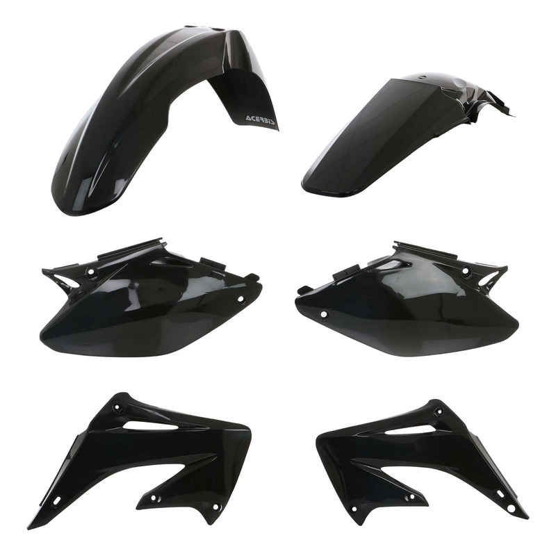 Kit Plastique ACERBIS Type Origine Noir - Honda 125 / 250 CR 04-07