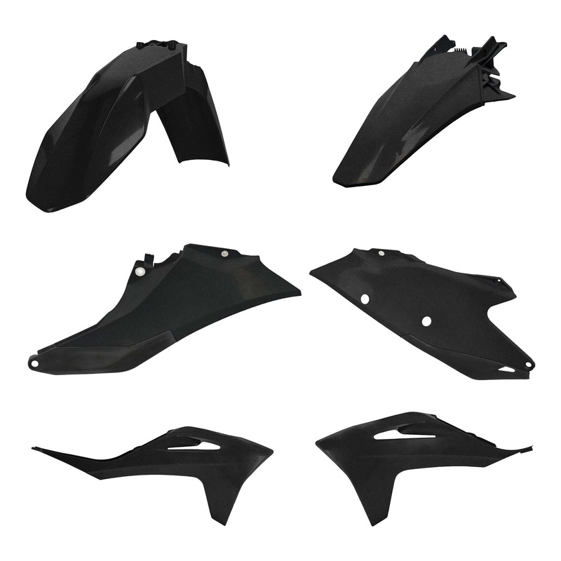Kit Plastique ACERBIS Type Origine Noir Métallisé - Gasgas MC / MCF 21-23