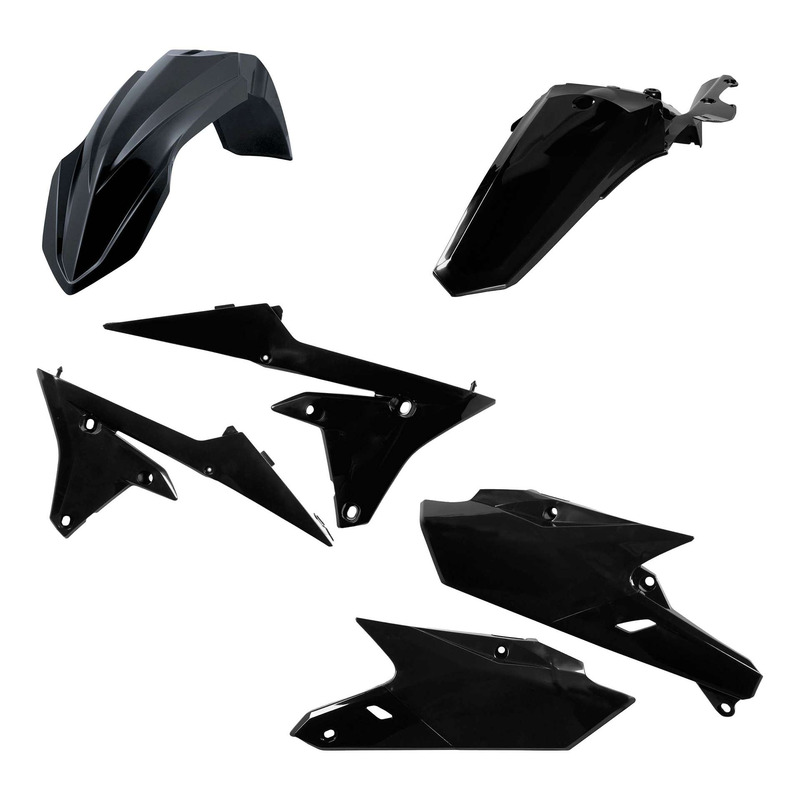Kit Plastique ACERBIS Type Origine Noir - Yamaha 250 WRF 15-19