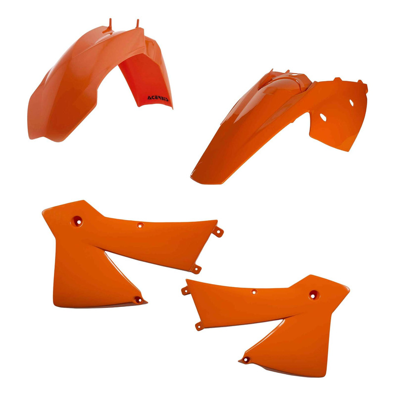 Kit Plastique ACERBIS Type Origine Orange - KTM EXC / EXCF 2004