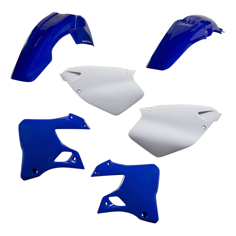 Kit Plastique ACERBIS Type Origine Réplica 1998 Bleu / Blanc - Yamaha 125 / 250 YZ 96-99