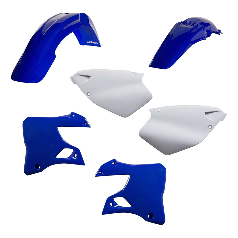 Kit Plastique ACERBIS Type Origine Réplica 1999 Bleu / Blanc - Yamaha 125 / 250 YZ 00-01