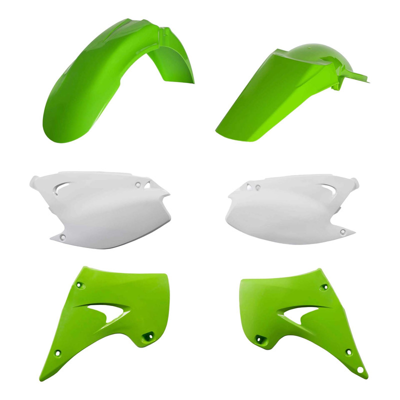 Kit Plastique ACERBIS Type Origine RÃ©plica 2003 Vert / Blanc - Kawasa