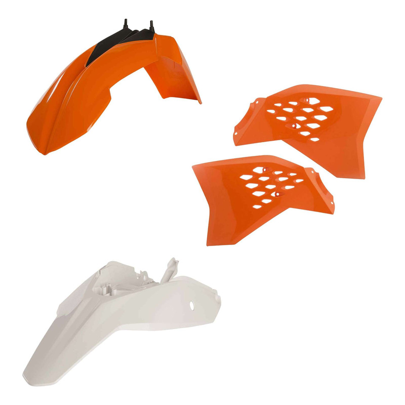 Kit Plastique ACERBIS Type Origine RÃ©plica 2009 Orange / Blanc - KTM
