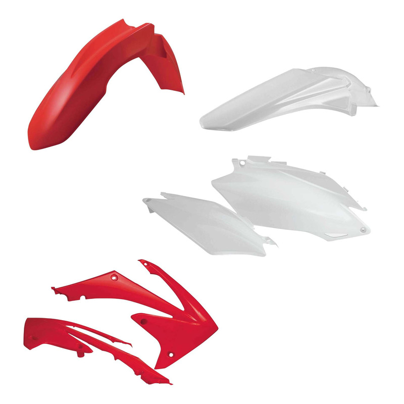 Kit Plastique ACERBIS Type Origine RÃÂ©plica 2011 Rouge / Blanc - Honda