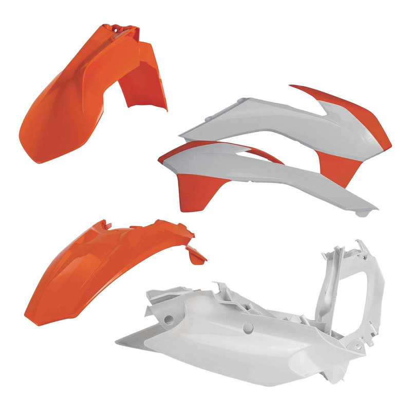 Kit Plastique ACERBIS Type Origine RÃ©plica 2015 Orange / Blanc - KTM