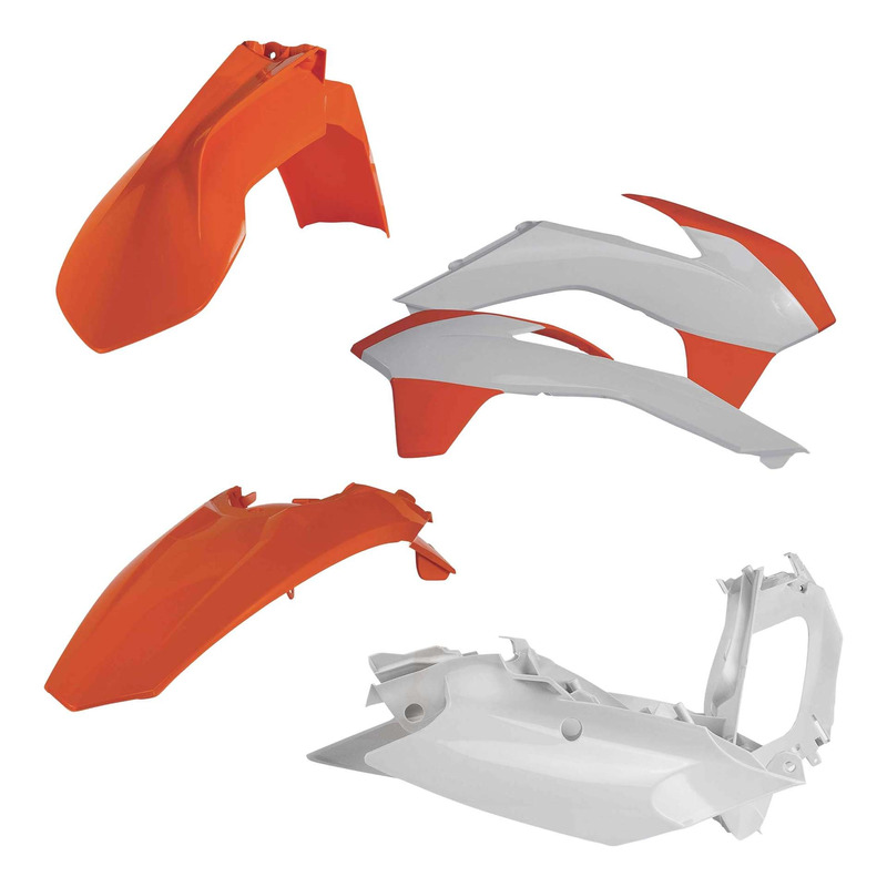 Kit Plastique ACERBIS Type Origine RÃ©plica 2015 Blanc / Orange - KTM