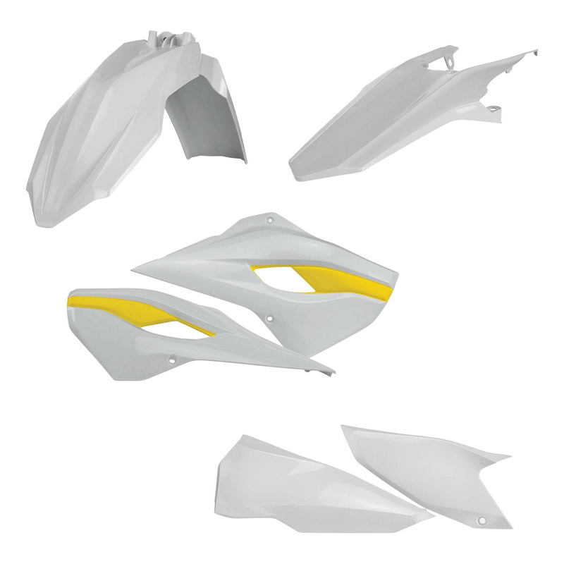 Kit Plastique ACERBIS Type Origine Réplica 2015 Blanc / Jaune - Husqvarna 250 / 450 FC 14-15