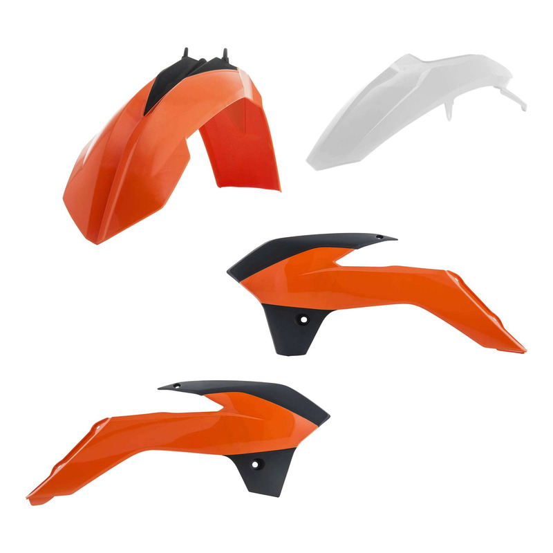 Kit Plastique ACERBIS Type Origine RÃ©plica 2016 Orange / Blanc - KTM
