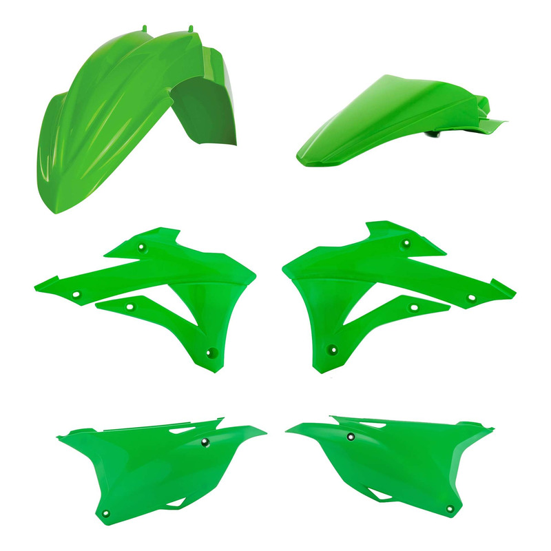 Kit Plastique ACERBIS Type Origine Réplica 2021 Vert - Kawasaki 85 KX