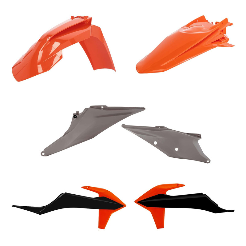 Kit Plastique ACERBIS Type Origine Réplica 2021 Orange / Gris / Noir